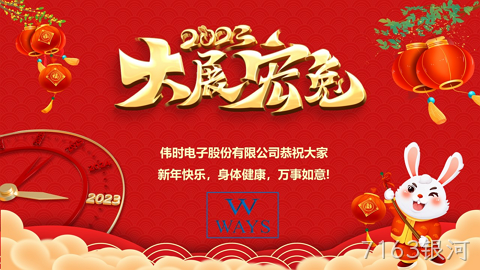 7163银河2023年新年祝福